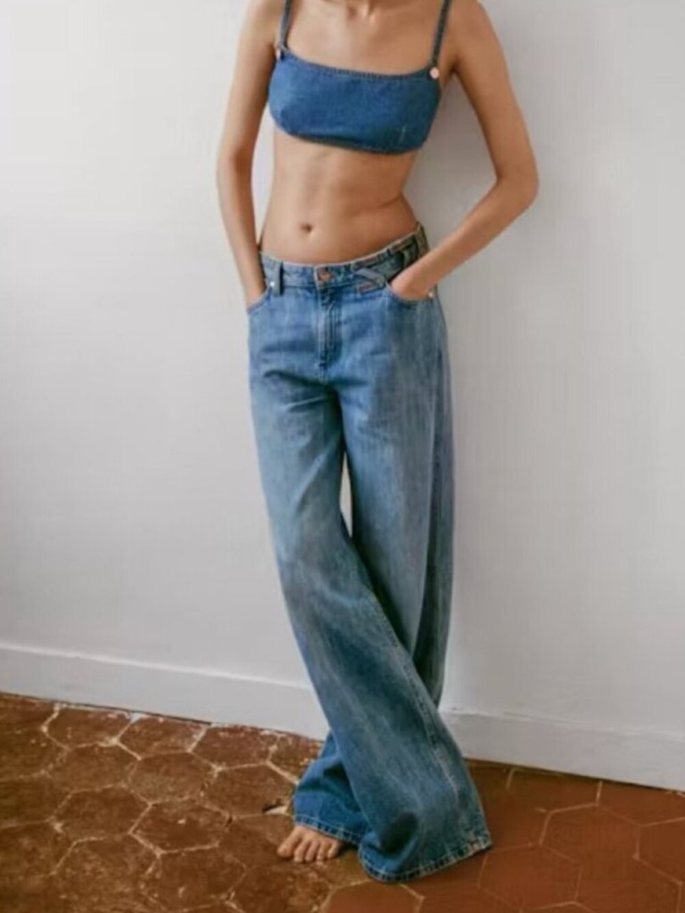 Staud x Wrangler The Bikini Jean